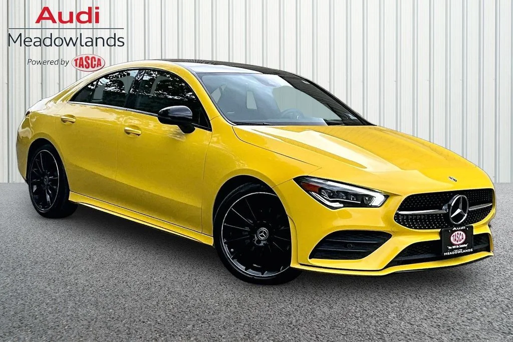 Used 2020 Yellow Mercedes-Benz CLA 250 image 3