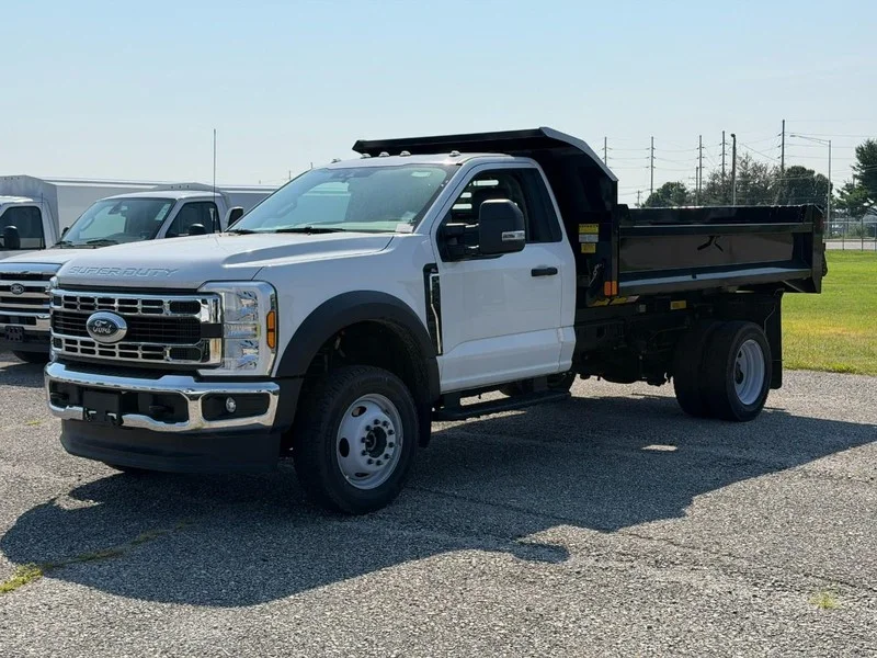 New 2025 Oxford White Ford 11FT Dump Body image 1