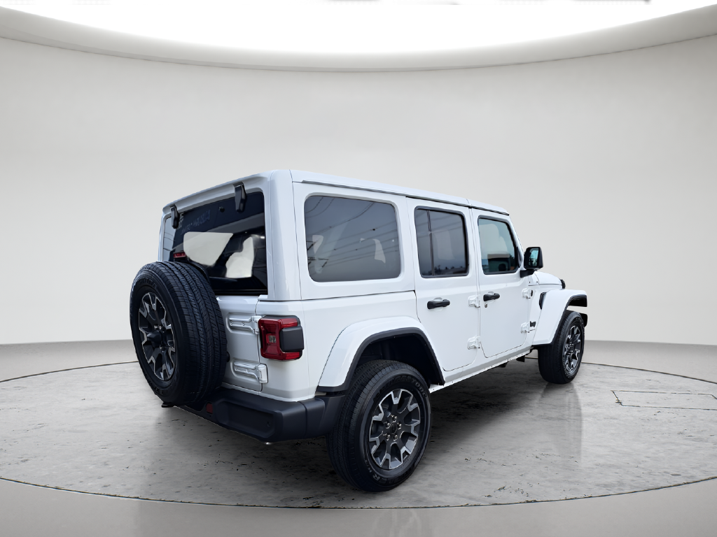 New 2025 Bright White Clear-Coat Exterior Paint Jeep Sahara image 5