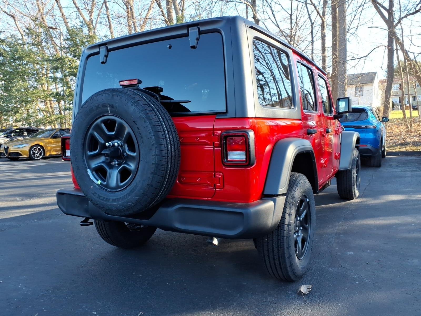 New 2026 Firecracker Red Clear-Coat Exterior Paint Jeep Sport image 3