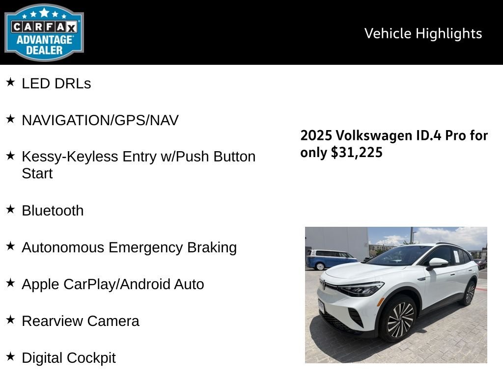 Certified Used 2025 Pure White Volkswagen Pro image 5