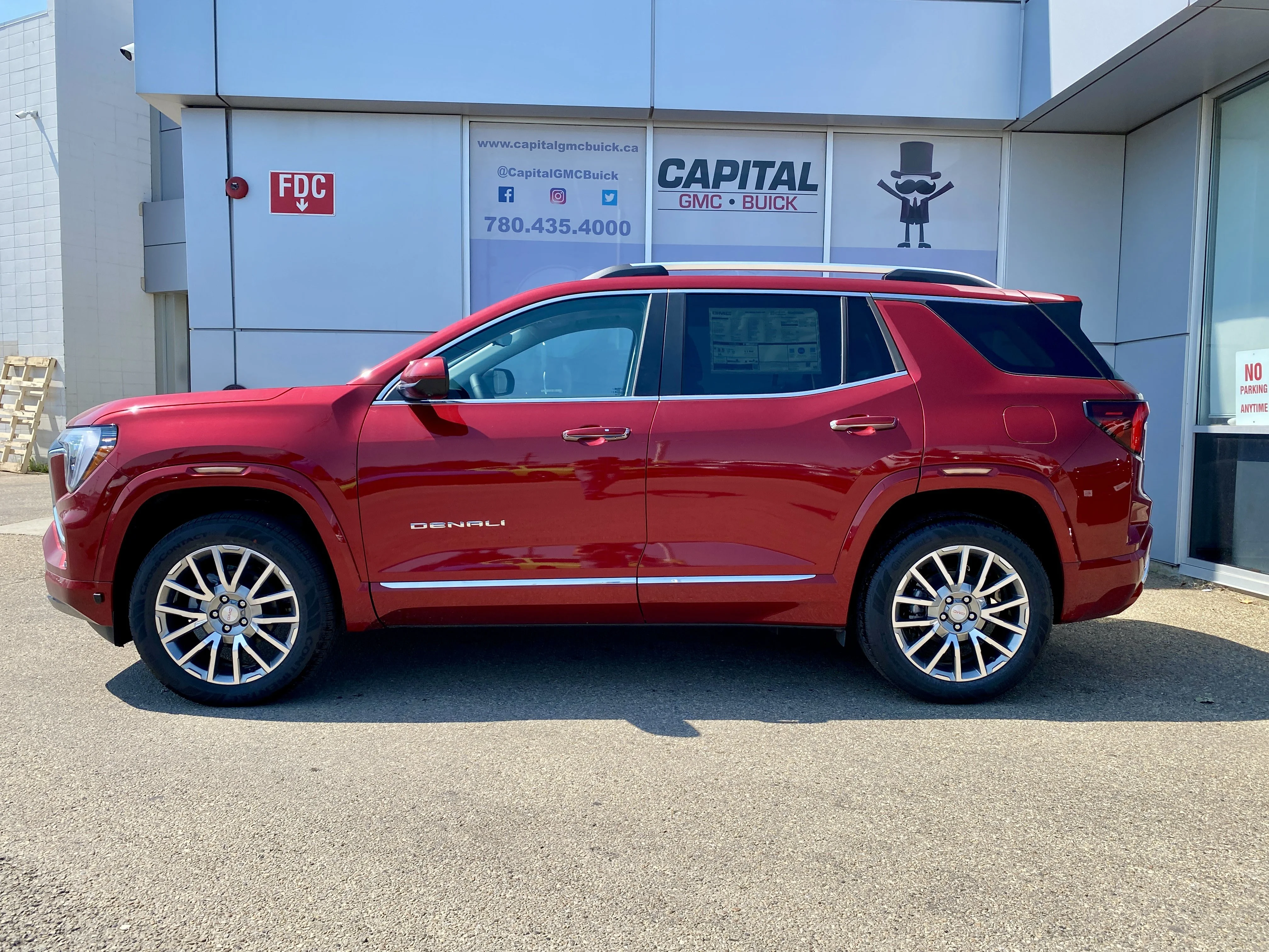 New 2026 VOLCANIC RED TINTCOAT GMC AWD Denali image 3