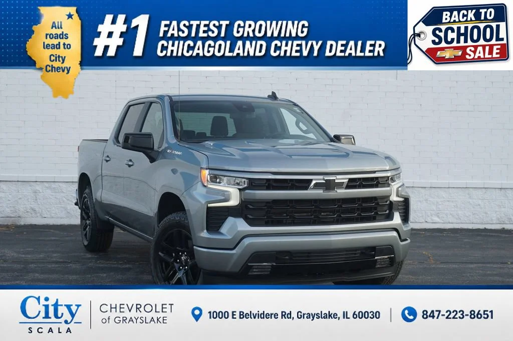New 2026 Sterling Gray Metallic Chevrolet RST image 1