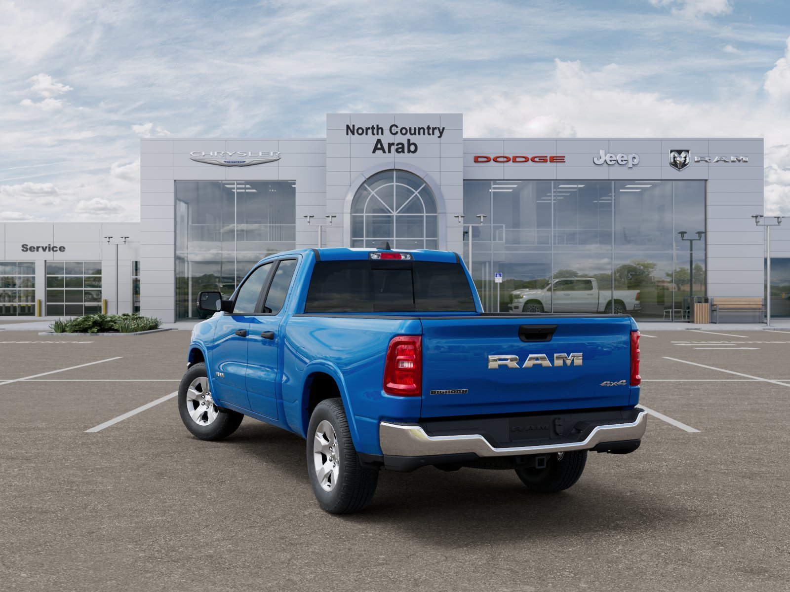 New 2026 Hydro Blue Pearl-Coat Exterior Paint RAM Big Horn/Lone Star image 29