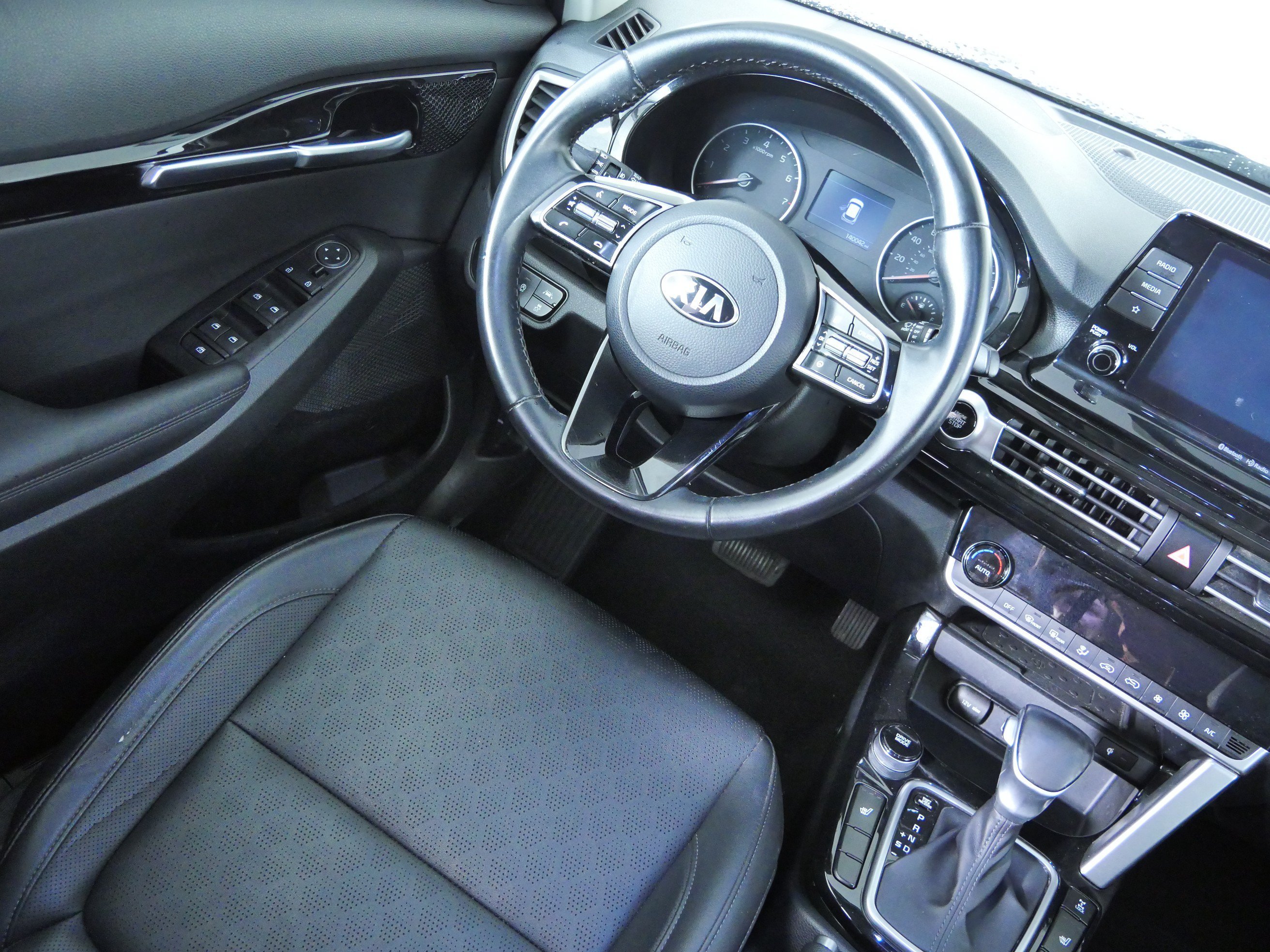 Used 2021 Dark Ocean Blue Kia EX image 9