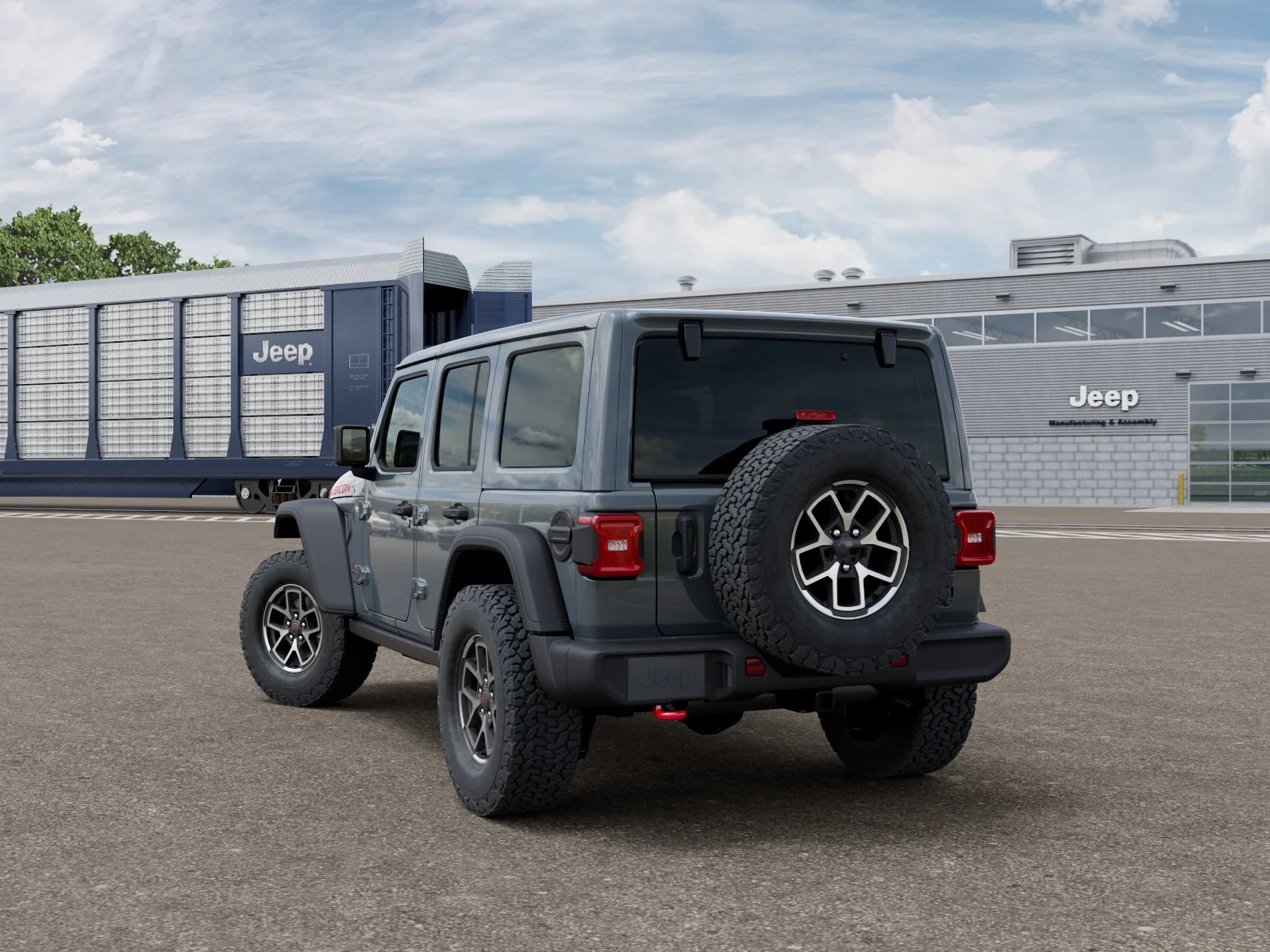 New 2026 Anvil Clear-Coat Exterior Paint Jeep Rubicon image 3