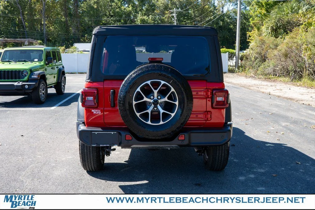 New 2026 Firecracker Red Clear-Coat Exterior Paint Jeep Sport S image 5