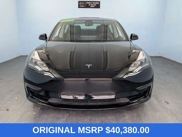 Used 2023 Tesla Model 3 Base with VIN 5YJ3E1EA5PF502441 for sale in Delray Beach, FL