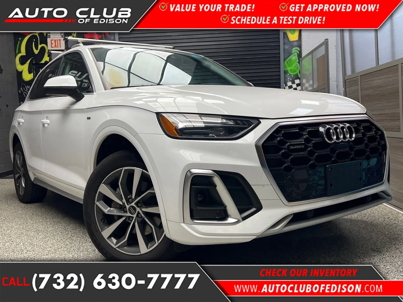 Used 2024 Glacier White Metallic (2y2y) Audi quattro S line Prem Plus 45 TFSI image 1