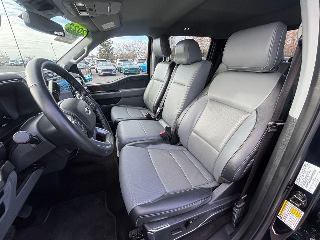 Certified Used 2022 Blue Metallic Ford Lariat image 45