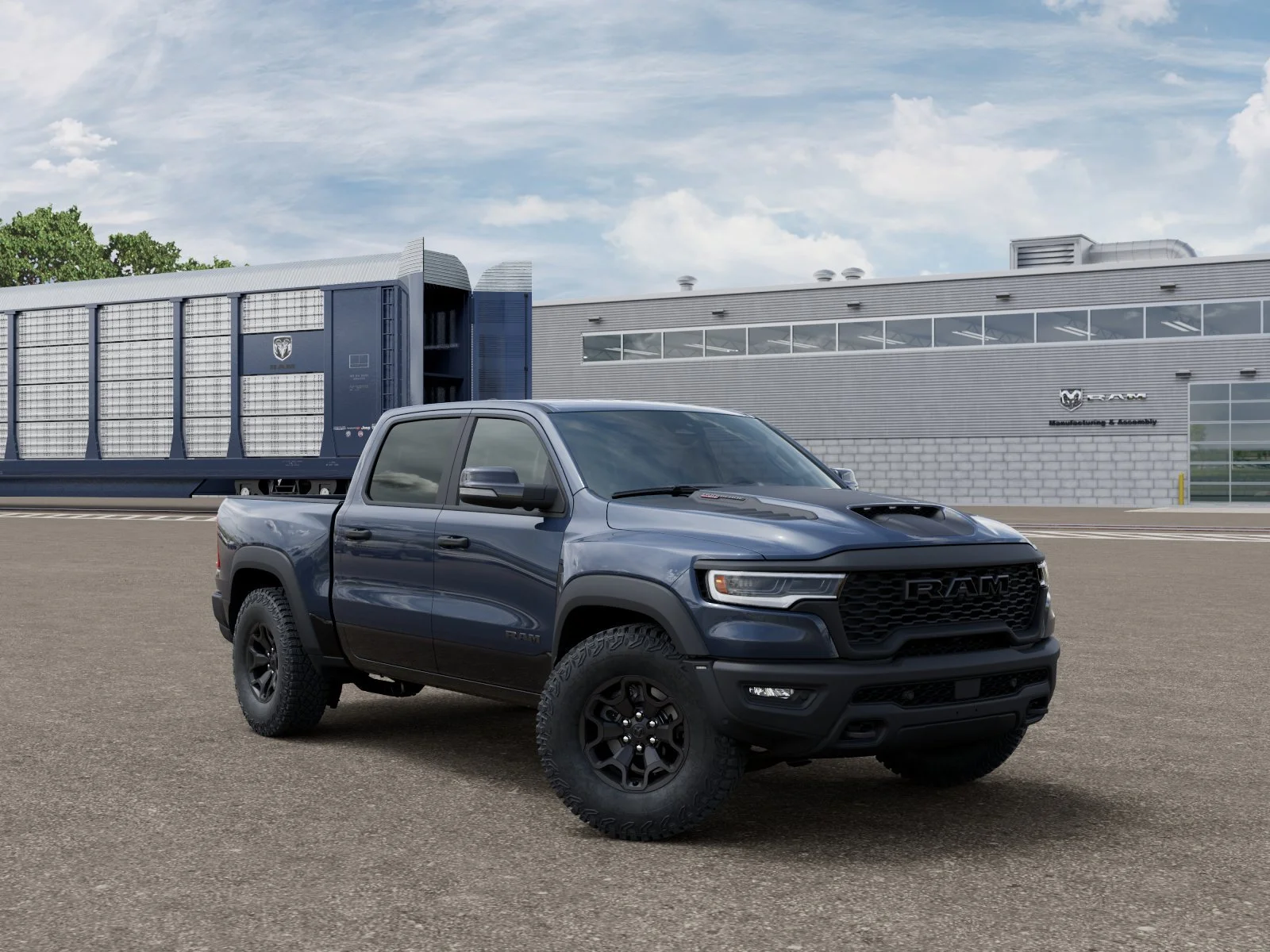 New 2026 Forged Blue Metallic Exterior Paint RAM RHO image 3