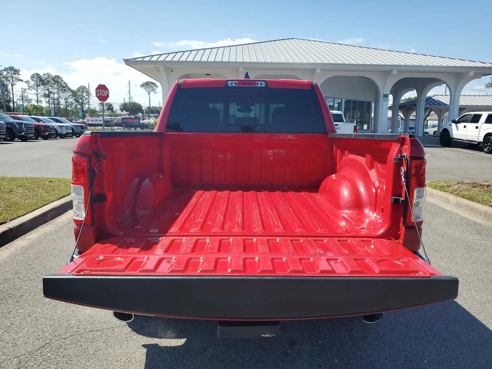 Used 2021 Flame Red Clearcoat Red Ram Big Horn image 5