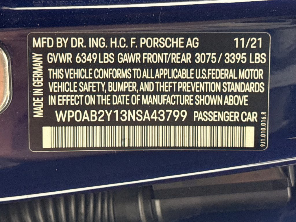 Used 2022 Blue Porsche 4S image 31