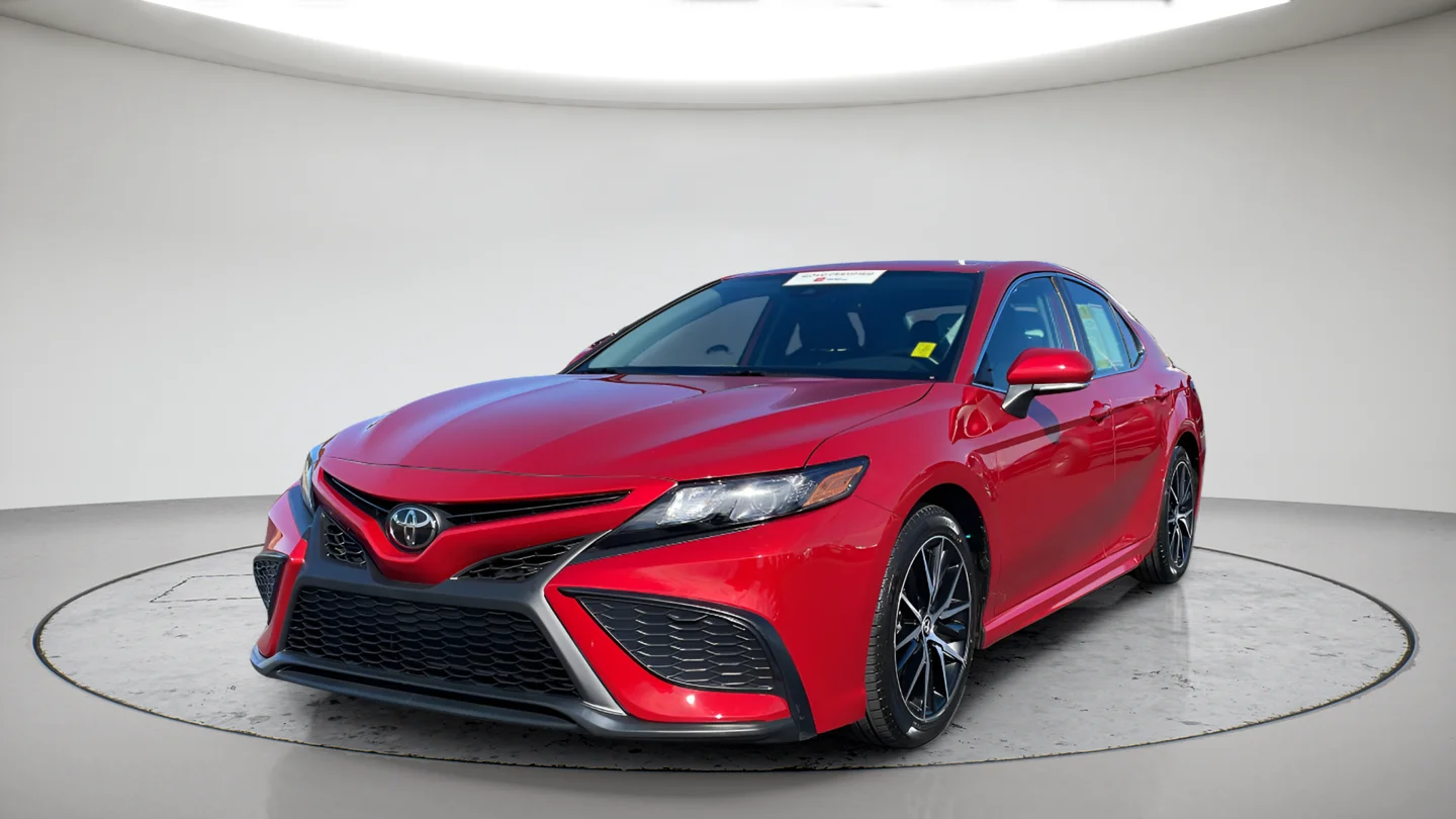 Certified Used 2023 Red Toyota SE image 1