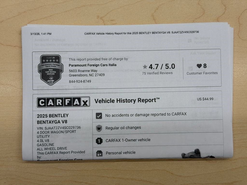 Used 2025 Gravity Gray Bentley Azure image 42