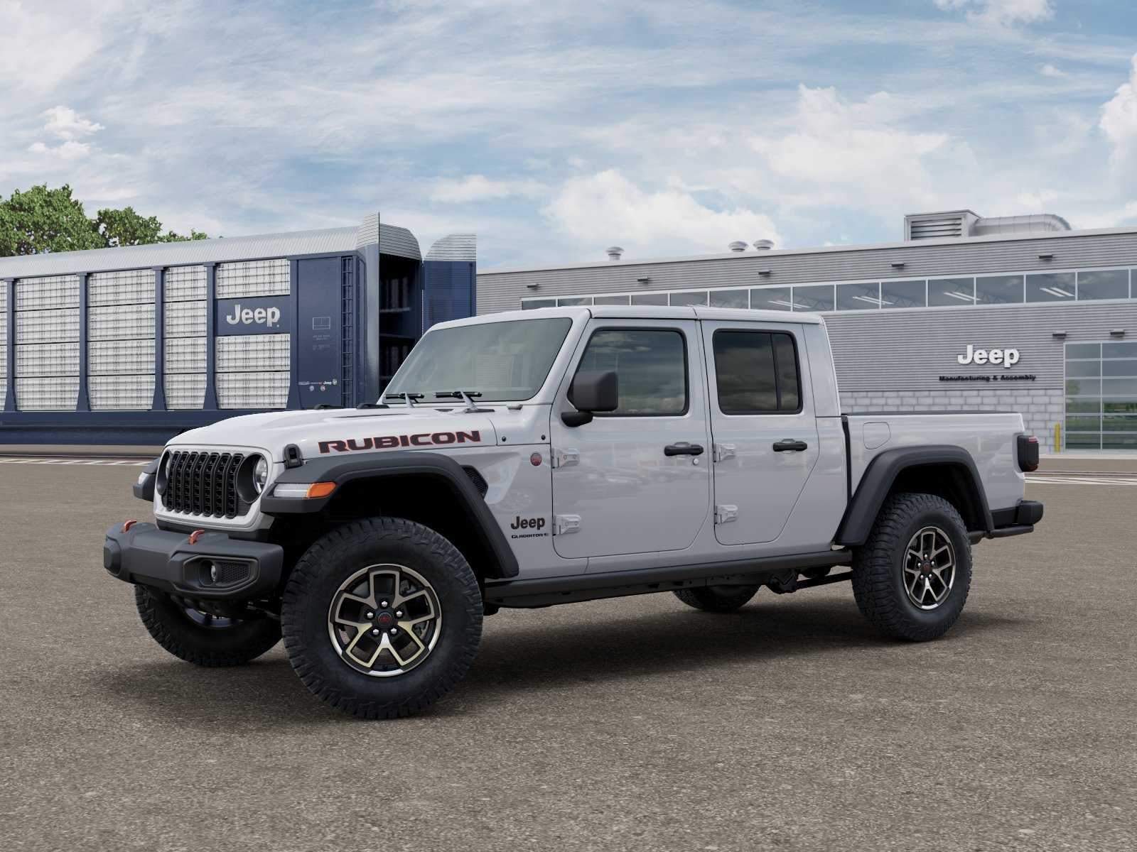 New 2026 Bright White Clear-Coat Exterior Paint Jeep Rubicon image 31