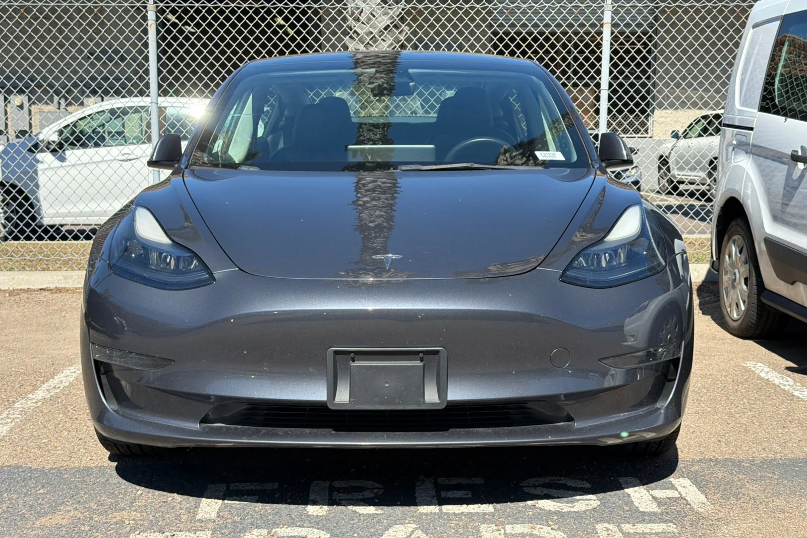 Used 2023 Gray Tesla Base image 2