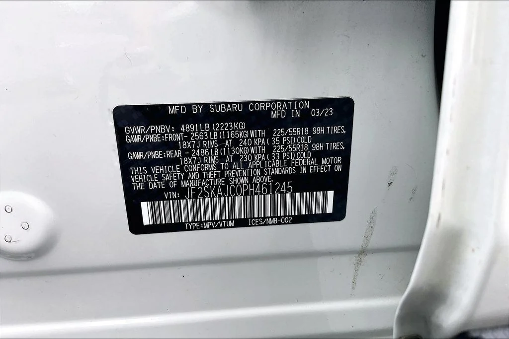 Used 2023 White Subaru Sport image 33