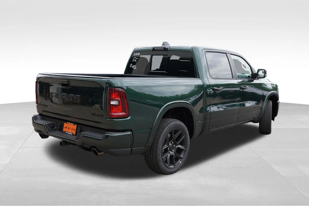 New 2026 Serrano-Green Metallic Exterior Paint RAM Laramie image 3