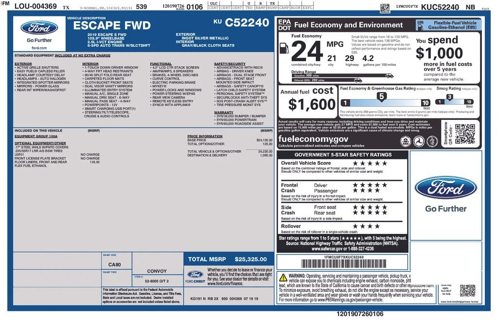 Used 2019 Silver Ford S image 39
