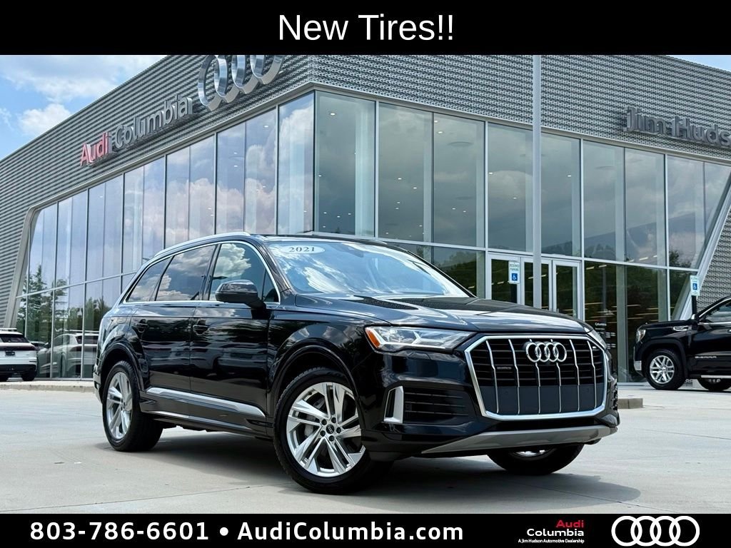 Used 2021 Black Audi 55 Premium Plus image 1