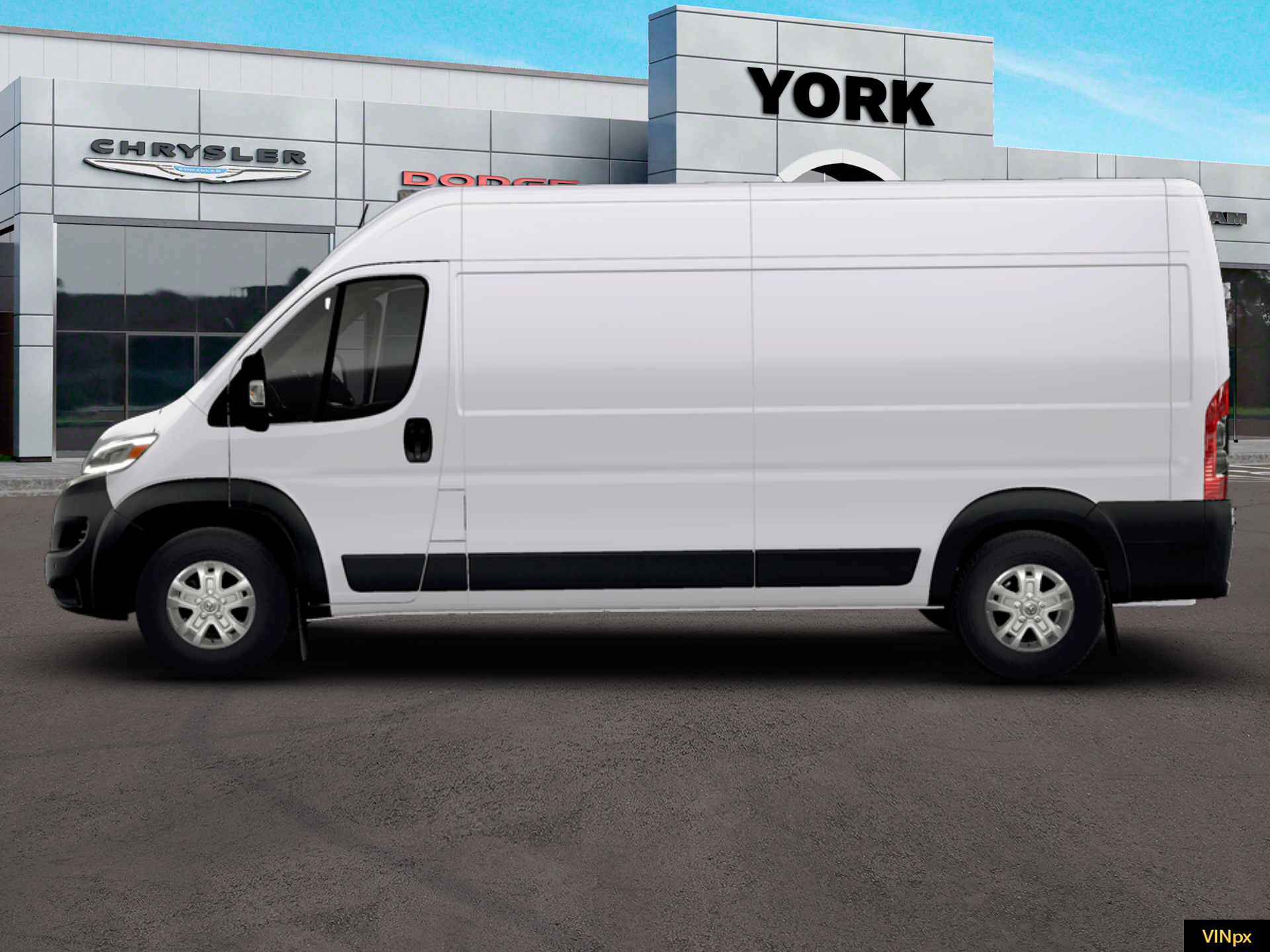 New 2026 Bright White Clearcoat RAM High Roof image 2