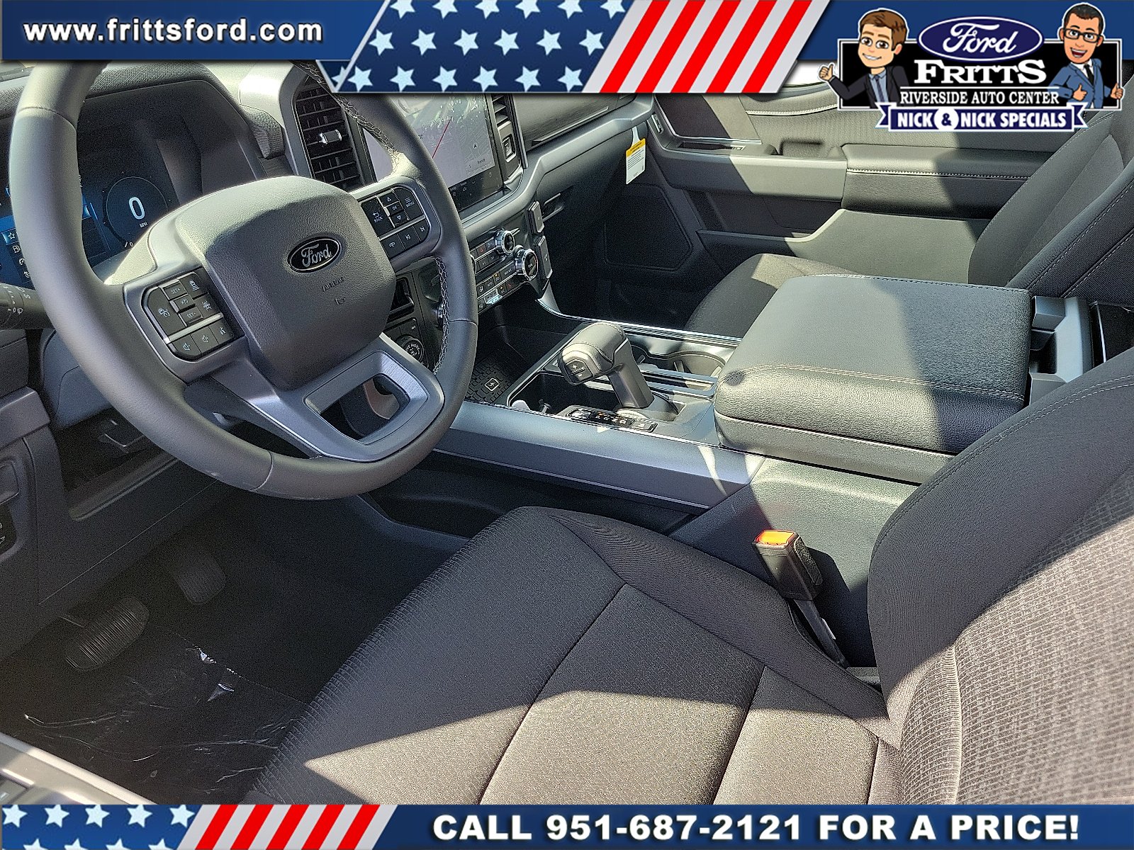 New 2026 Agate Black Metallic Ford XLT image 3