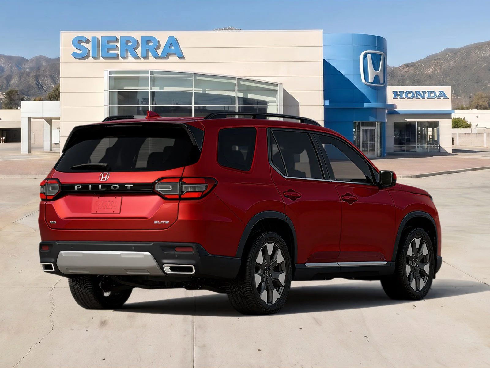 New 2026 Radiant Red Metallic II Honda AWD Elite image 3