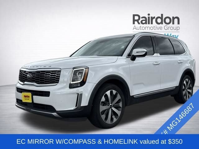 Used 2021 Glacial White Pearl Kia S image 3