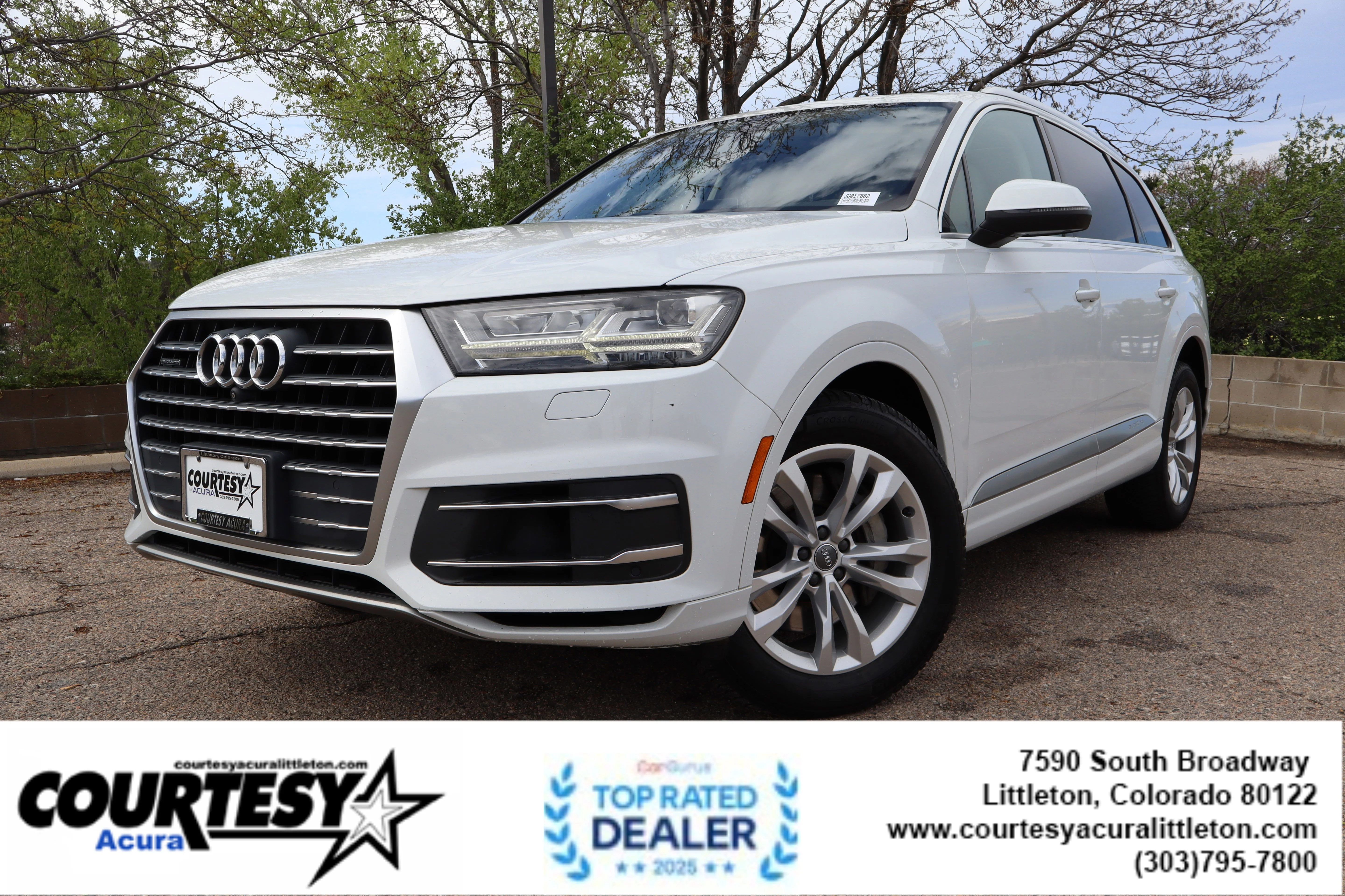 Used 2018 White Audi Premium Plus image 1