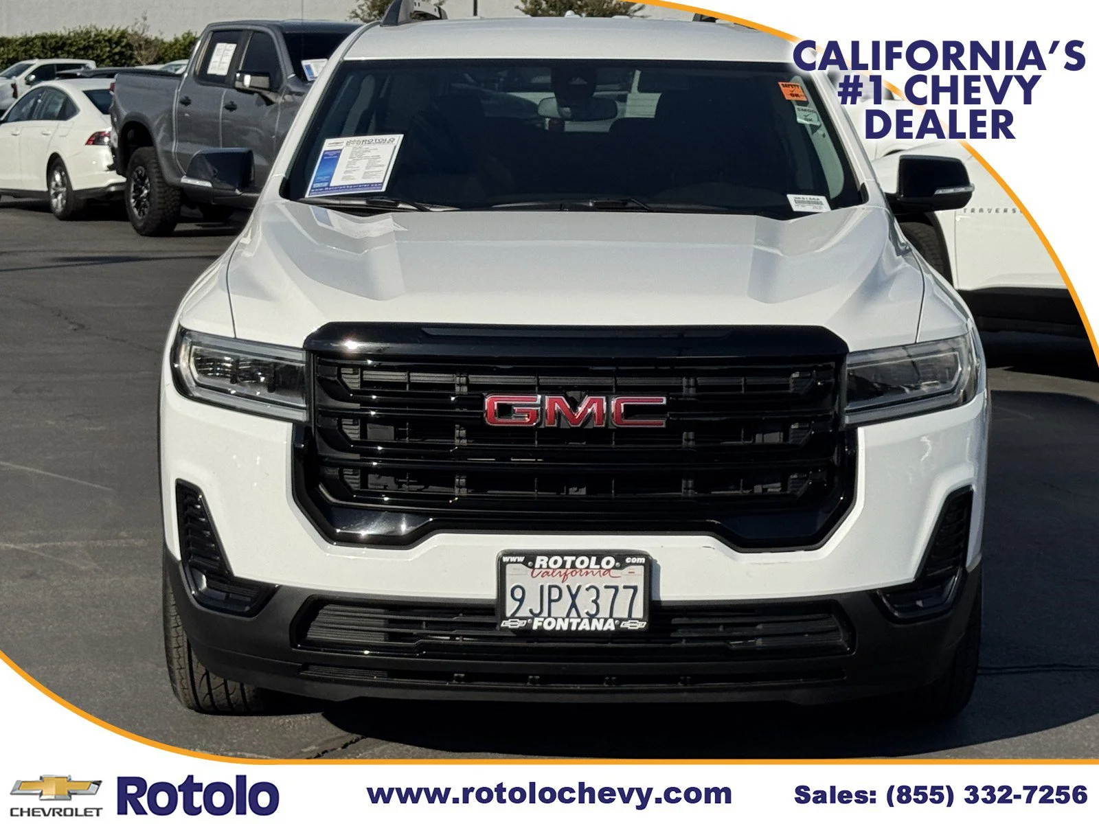 Used 2023 Summit White GMC SLE image 2