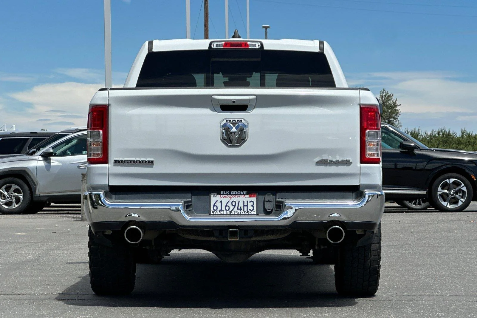 Used 2021 Bright White Clearcoat Ram Big Horn image 5