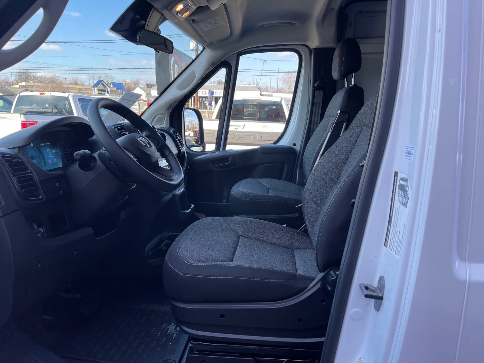 Used 2023 Bright White Clearcoat Ram High Roof image 14