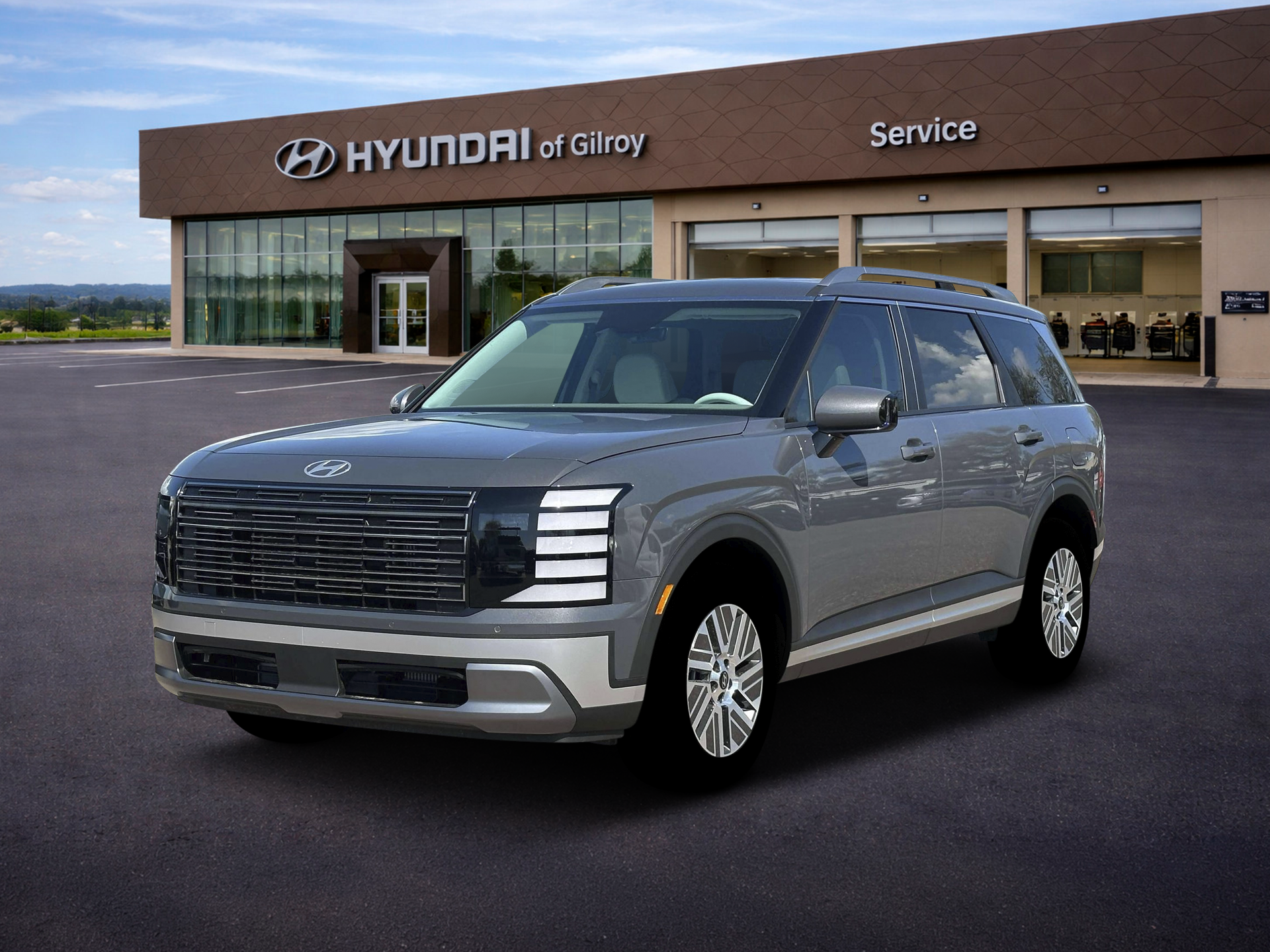 2026 Hyundai Palisade Blue SEL 8 Passenger Hybrid FWD's photo