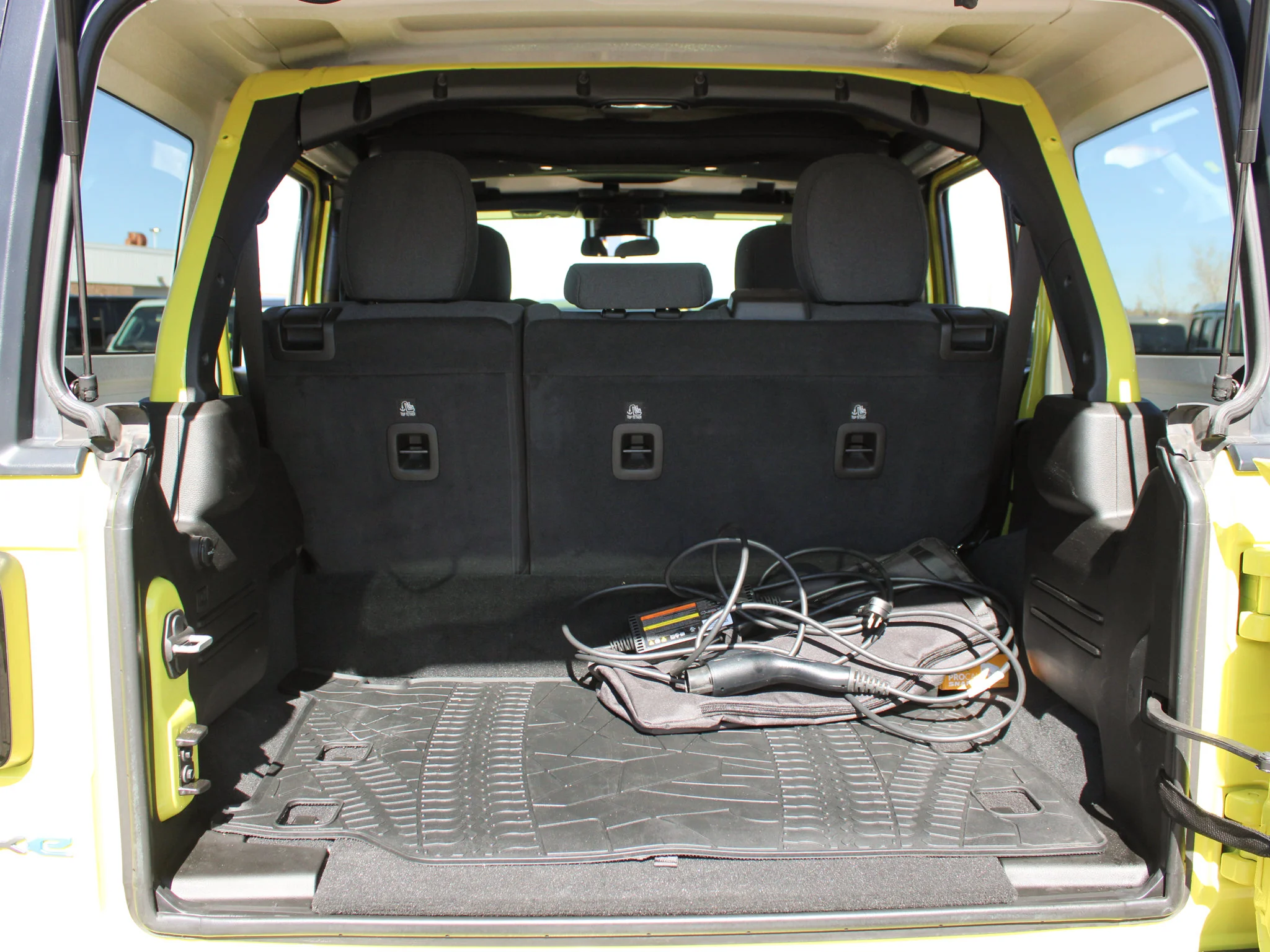 Certified Used 2024 Yellow Jeep Willys * No Accidents | Hybrid | Heated Seats | Trailer Tow Group | Fuel Rims | Apple CarPlay image 22