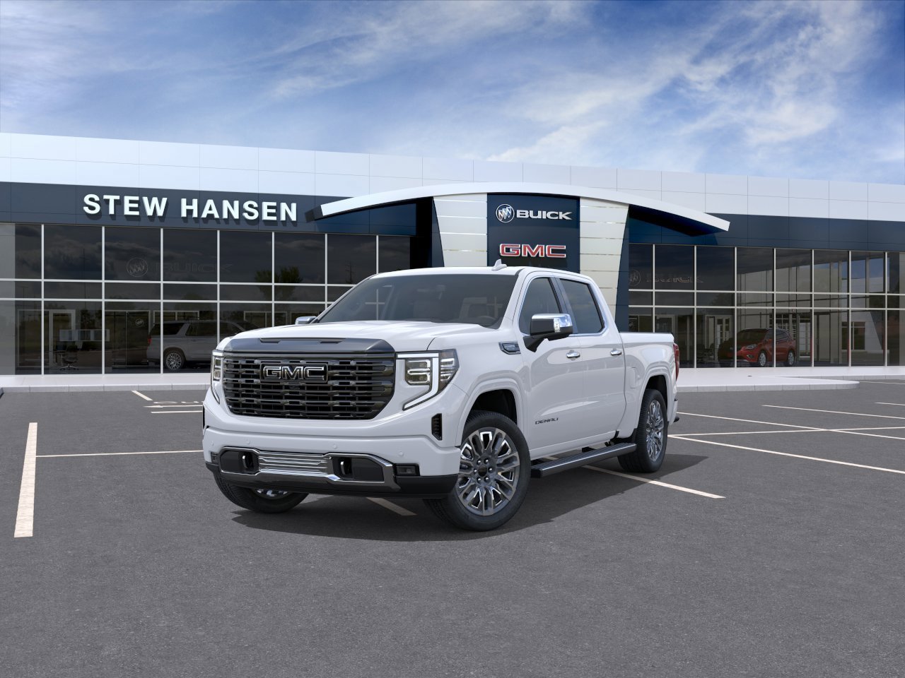 New 2026 Glacier White Tricoat GMC Denali Ultimate image 8