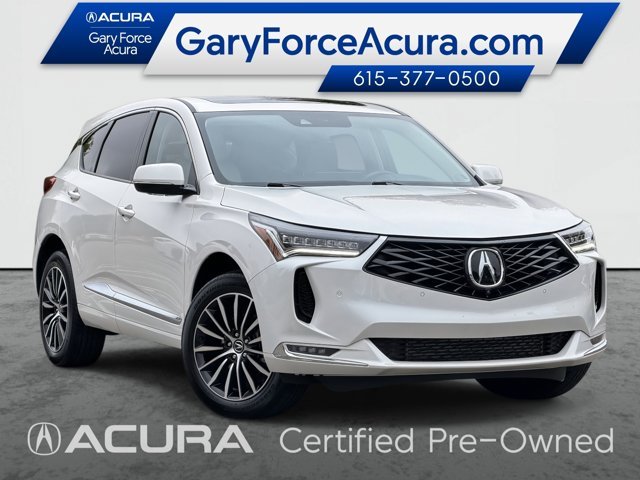 Used 2025 Platinum White Pearl Acura SH-AWD ADVANCE image 1