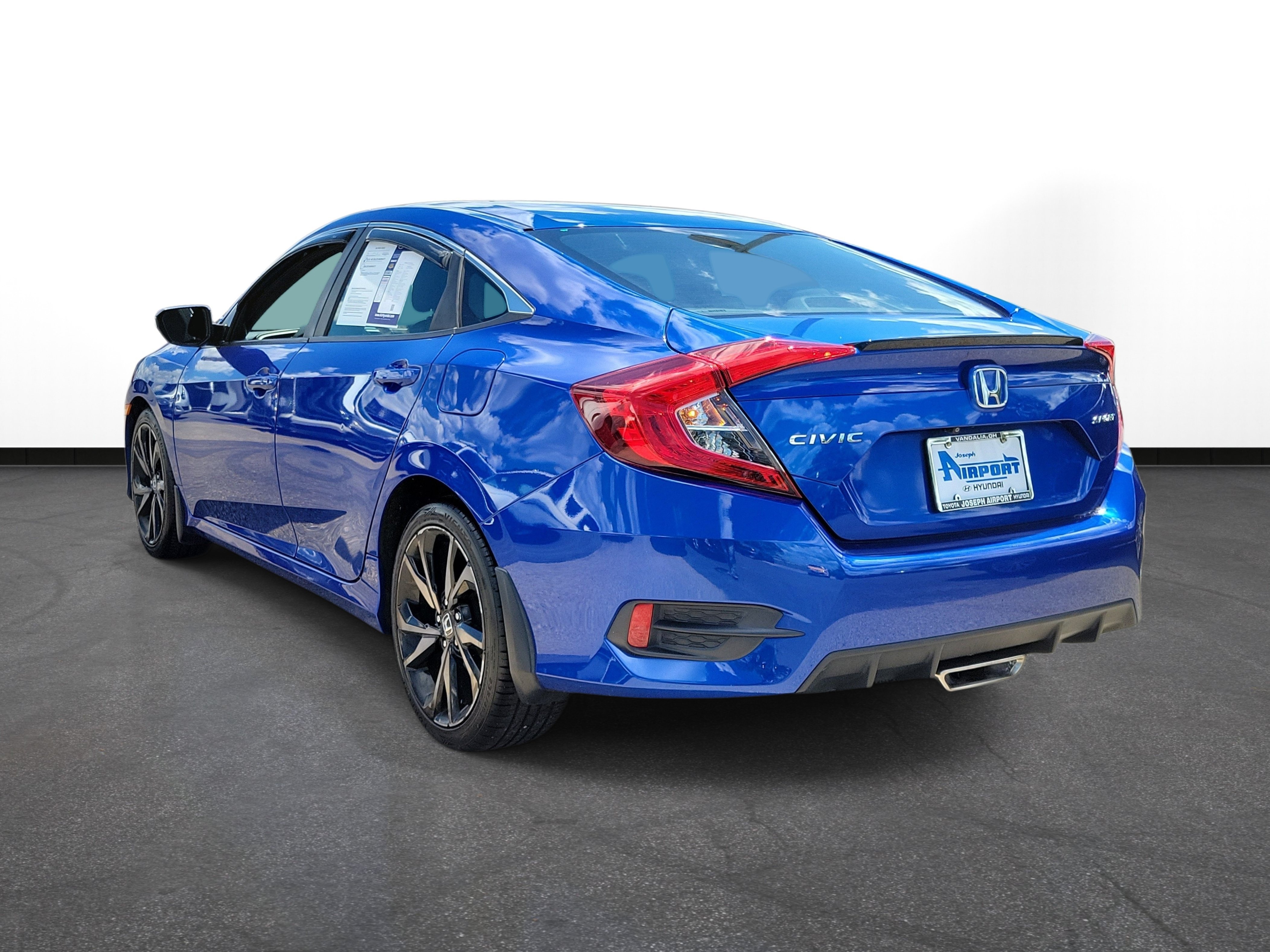 Used 2019 Aegean Blue Metallic Honda Sport image 3
