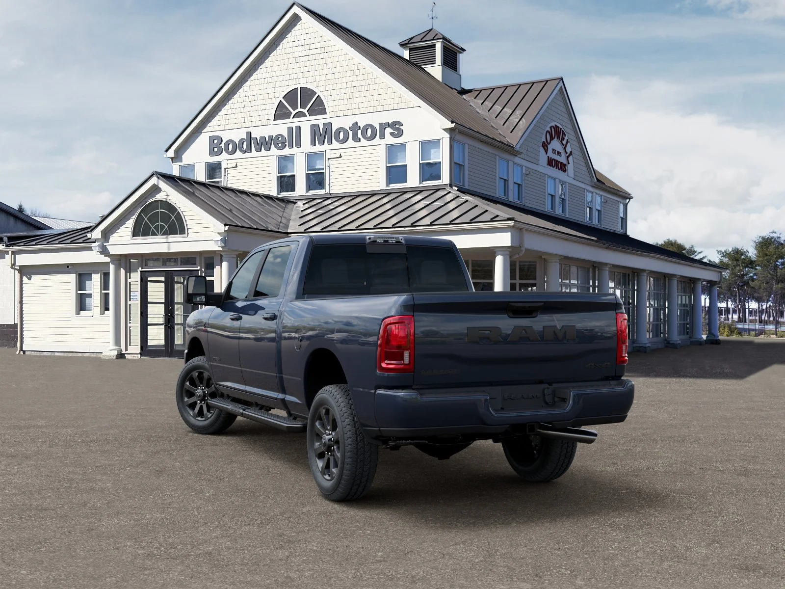 New 2026 Forged Blue Metallic Exterior Paint RAM Laramie Crew Cab 4x4 6