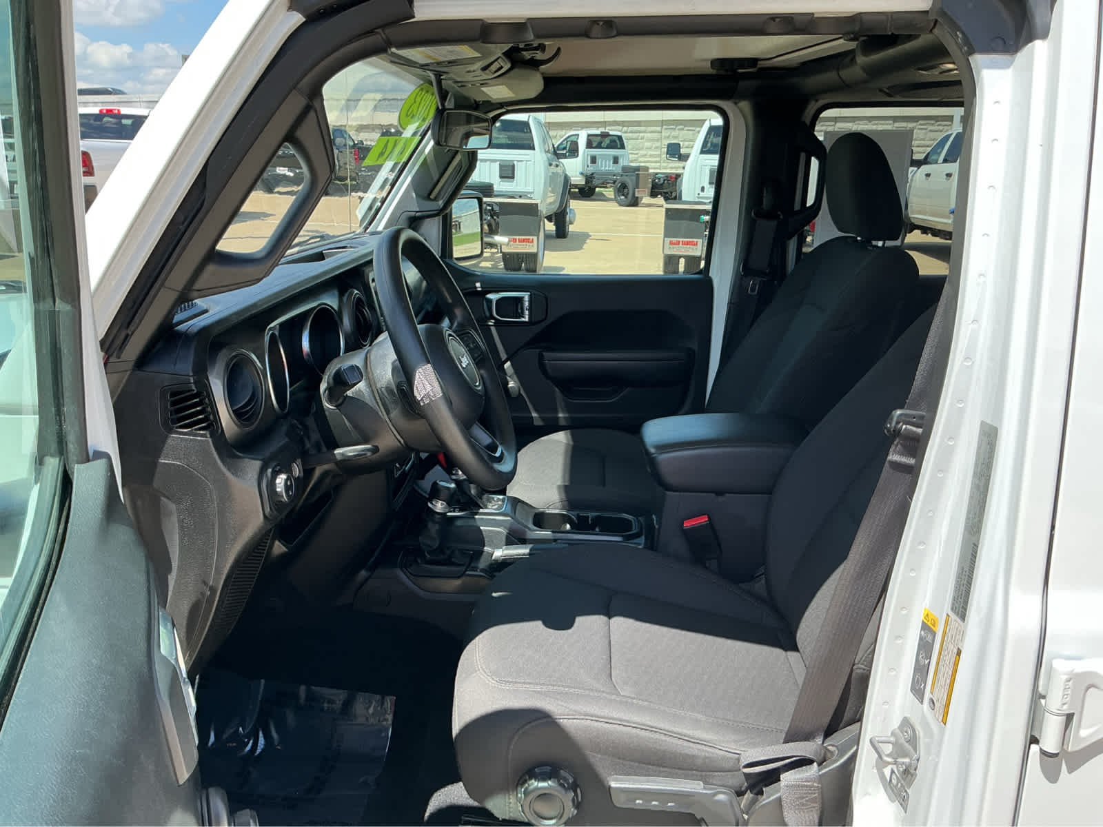 Used 2023 Bright White Clearcoat Jeep Sport image 14