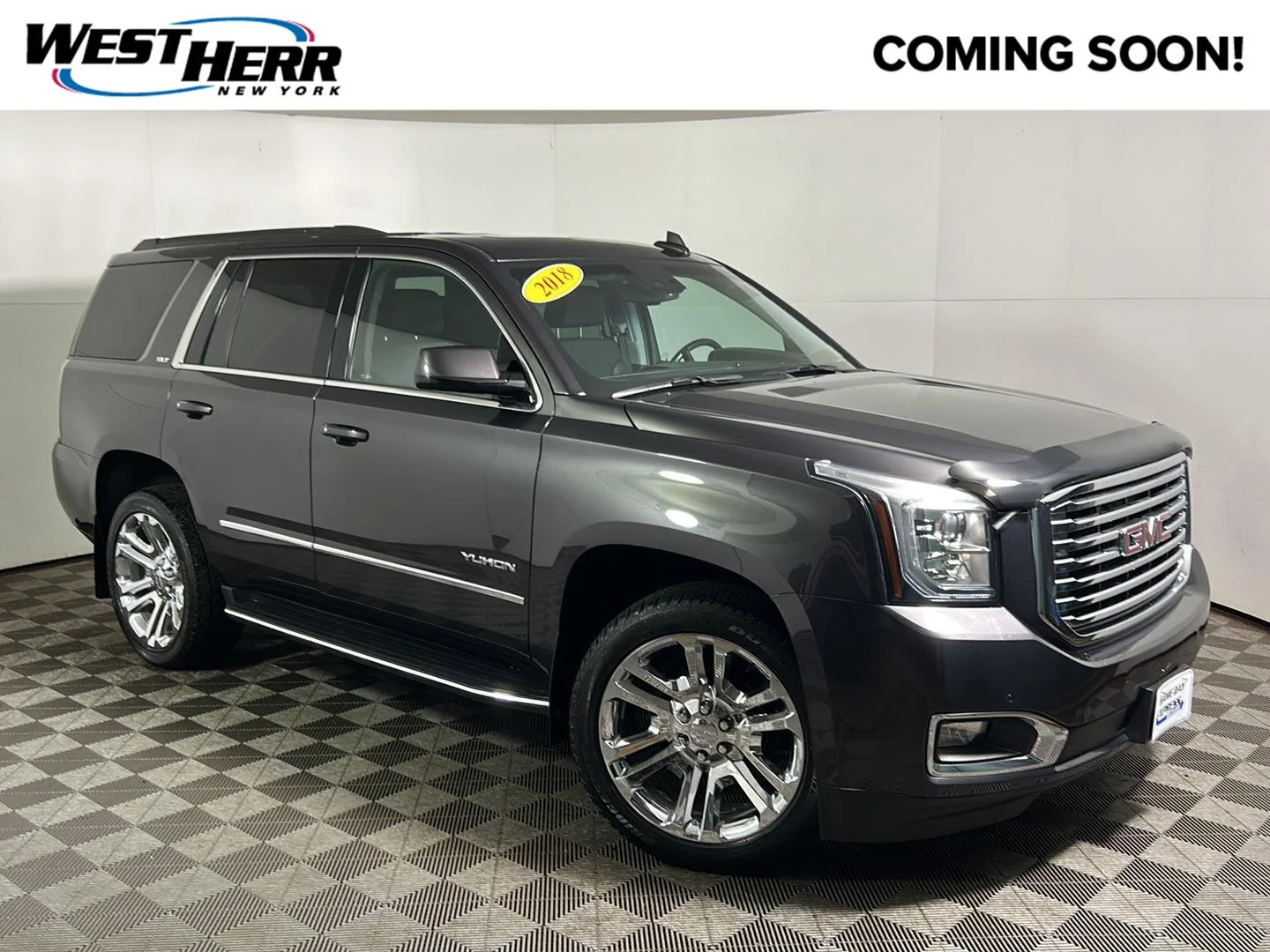 Used 2018 Iridium Metallic GMC SLT image 1