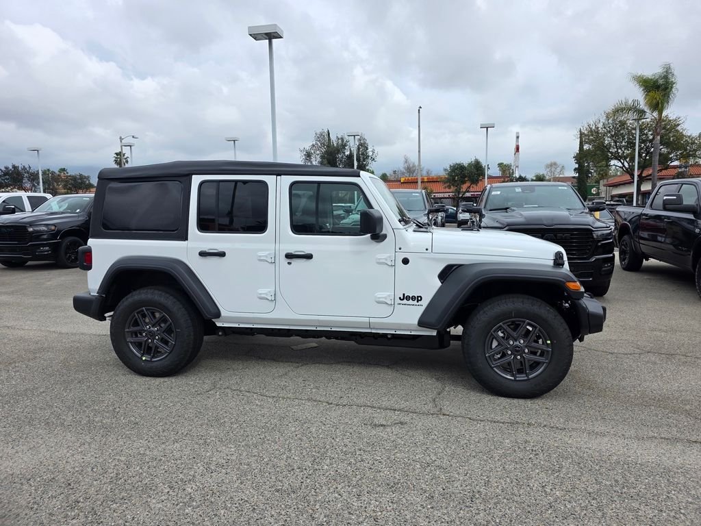 New 2026 Bright White Clear-Coat Exterior Paint Jeep Sport S image 3