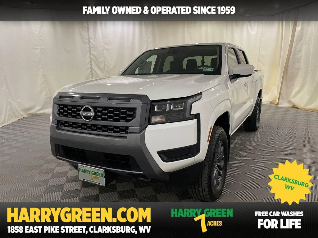 New 2026 Glacier White Nissan Crew Cab SV image 1