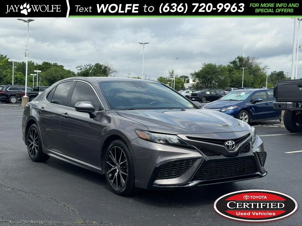 Certified Used 2021 Gray Toyota SE image 1