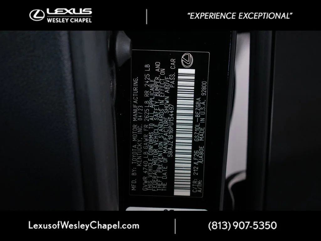 Certified Used 2023 Black Lexus 350 F Sport image 25