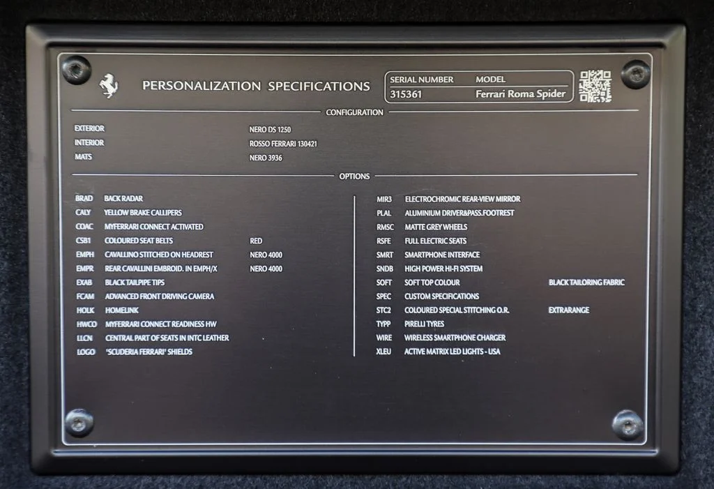 Used 2025 Nero Ferrari Spider image 17