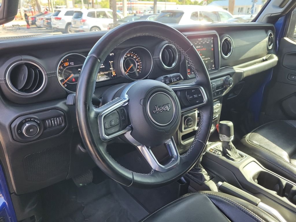 Used 2020 Blue Jeep Unlimited Sahara image 22