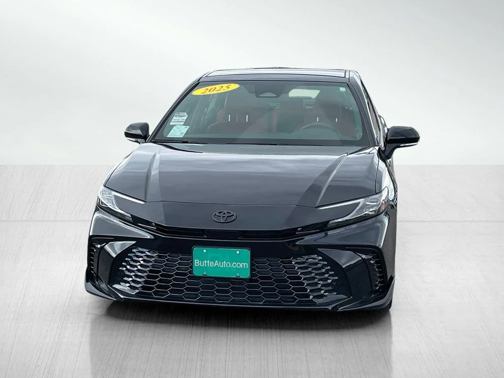 Used 2025 Midnight Black Metallic Toyota XSE image 8