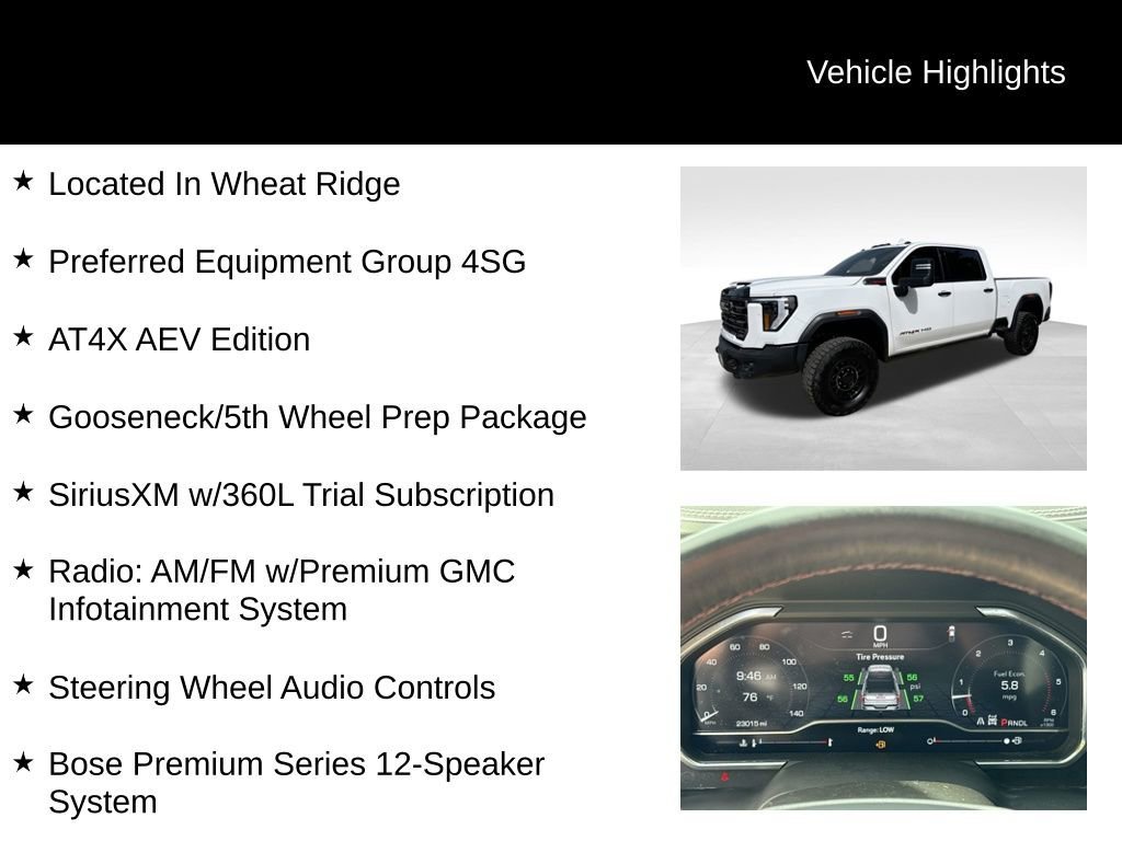 Certified Used 2025 Summit White GMC AT4X image 9