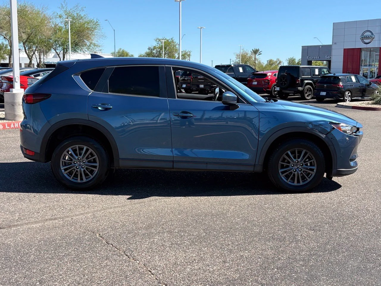 Used 2021 Eternal Blue Mica Mazda Touring image 6